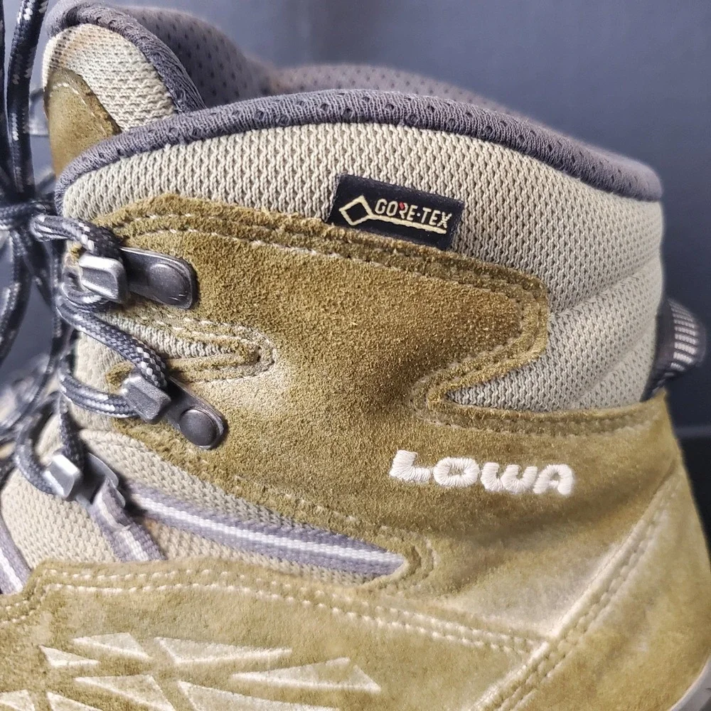 Lowa‎ Explorer GTX MID Gore-Tex Men's Boots Olive Green Men's Size US 12 EU 46